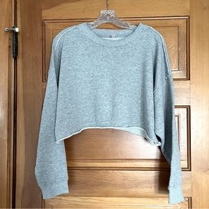 Cropped Sweatshirt 🩶